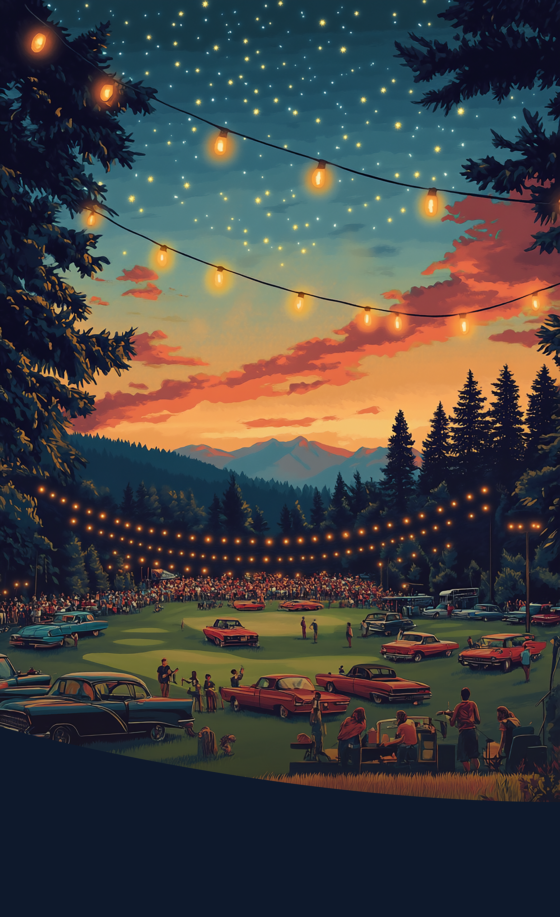 Cool August Nights background